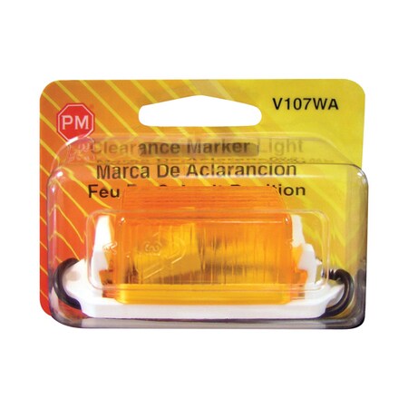 Peterson Peterson Amber Rectangular Clearance/Side Marker Light V107WA